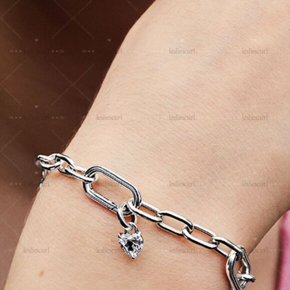 Pandora Pandora ME Keyhole Heart Mini Dangle Charm - Picture 2 of 2